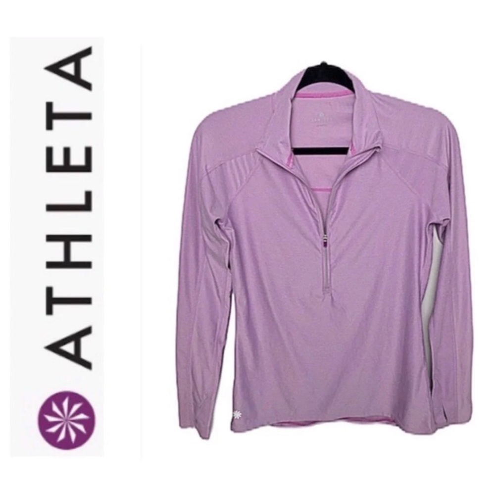 Athleta Pullover Purana Yoga Half Zip Top Size S